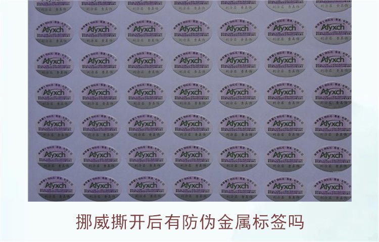 挪威撕開后有防偽金屬標(biāo)簽嗎？揭示挪威商品防偽標(biāo)簽的特點(diǎn)與應(yīng)用(圖1)